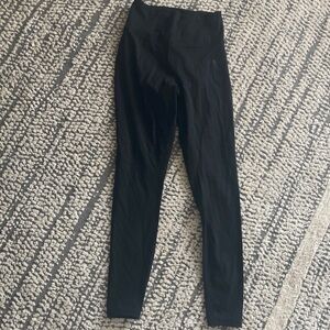 Firm Abs Black High-Waisted Leggings S